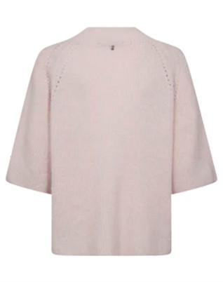 MMTaci 3/4 V-Neck Strik - Ballet Slipper